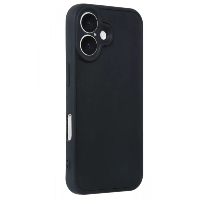 Newface Apple iPhone 16 Kılıf Aras Deri Kapak - Siyah