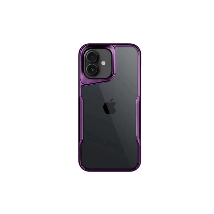 Newface Apple iPhone 16 Kılıf Boyi Silikon Kapak - Derin Mor