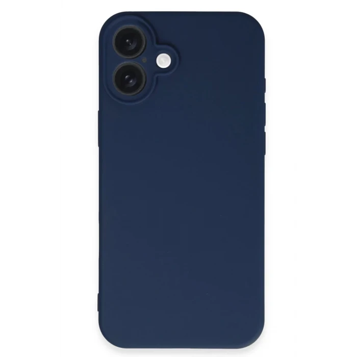 Newface Apple iPhone 16 Kılıf First Silikon - Lacivert