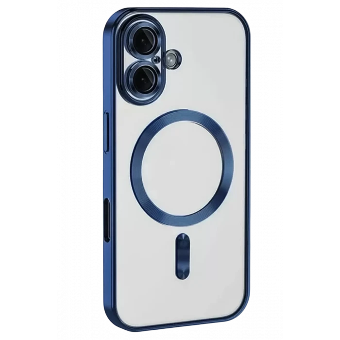 Newface Apple iPhone 16 Kılıf Kross Magneticsafe Kapak - Lacivert