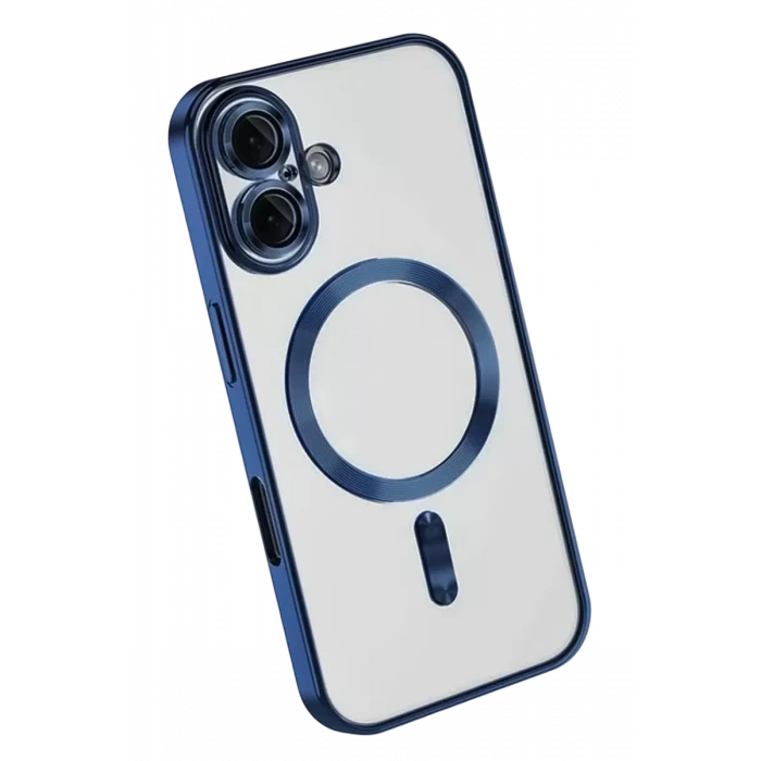 Newface Apple iPhone 16 Kılıf Kross Magneticsafe Kapak - Lacivert