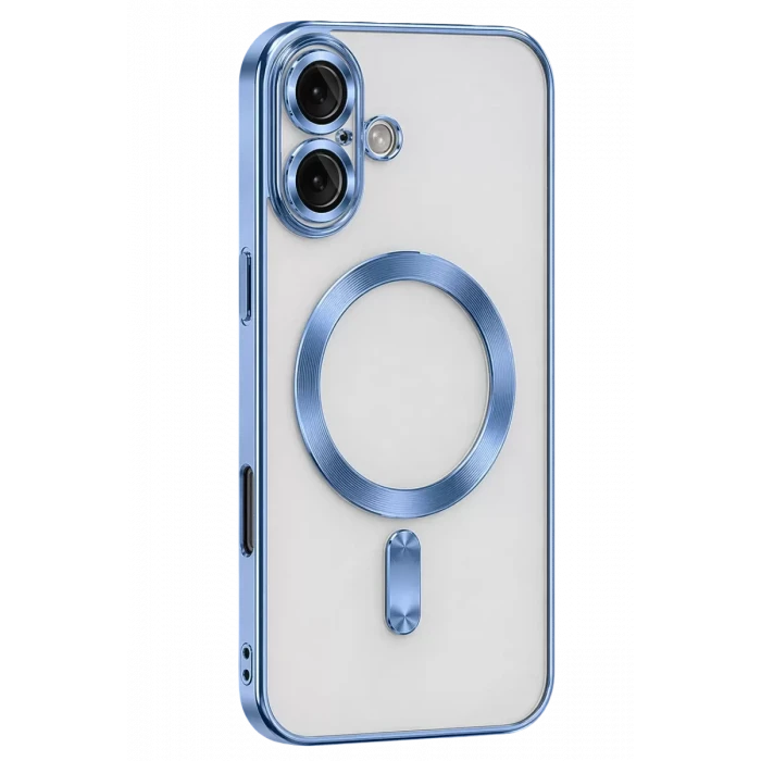 Newface Apple iPhone 16 Kılıf Kross Magneticsafe Kapak - Sierra Blue