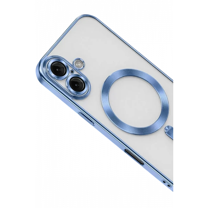 Newface Apple iPhone 16 Kılıf Kross Magneticsafe Kapak - Sierra Blue