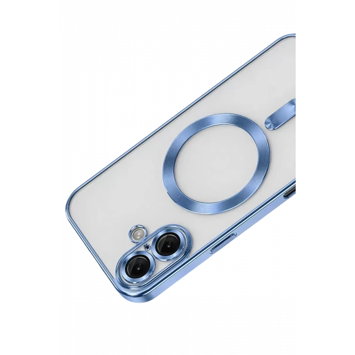 Newface Apple iPhone 16 Kılıf Kross Magneticsafe Kapak - Sierra Blue