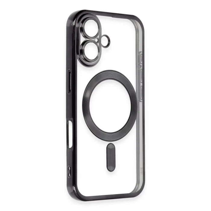 Newface Apple iPhone 16 Kılıf Kross Magneticsafe Kapak - Siyah