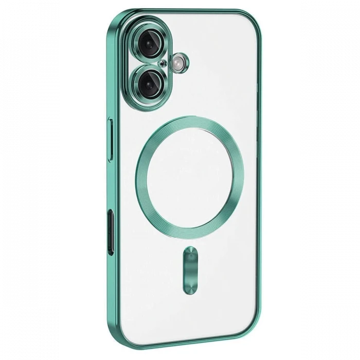 Newface Apple iPhone 16 Kılıf Kross Magneticsafe Kapak - Turkuaz