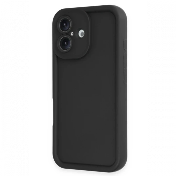 Newface Apple iPhone 16 Kılıf Viera Silikon - Siyah