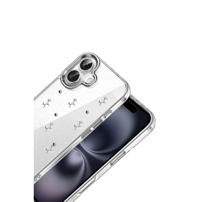 Newface Apple iPhone 16 Plus Fiyonk Desenli Kapak - Desen 4