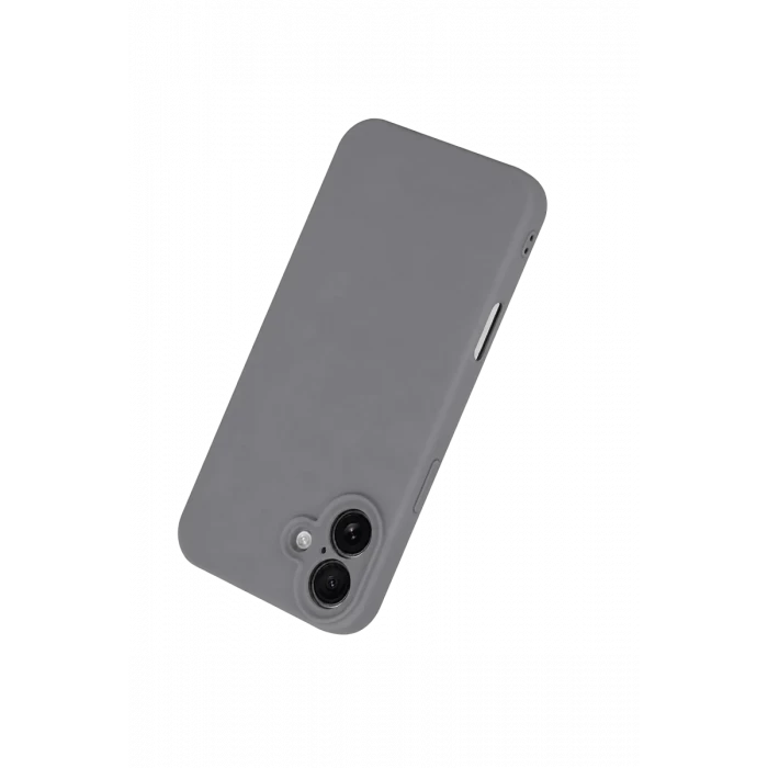 Newface Apple iPhone 16 Plus Kılıf First Silikon - Gri