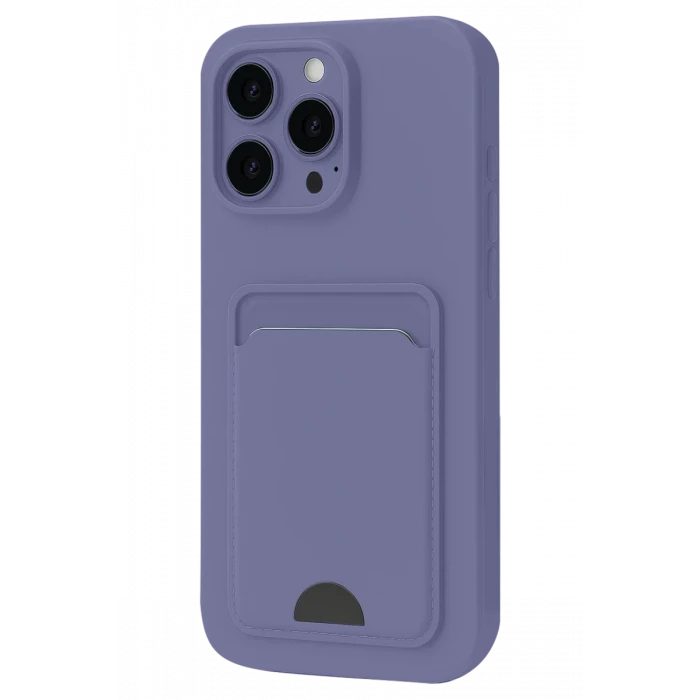 Newface Apple iPhone 16 Plus Kılıf Kelvin Kartvizitli Silikon - Lila