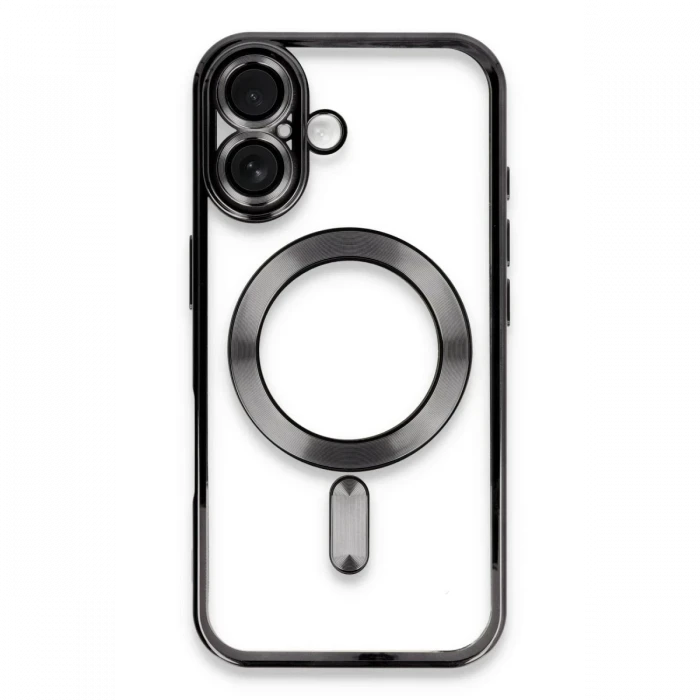 Newface Apple iPhone 16 Plus Kılıf Kross Magneticsafe Kapak - Siyah