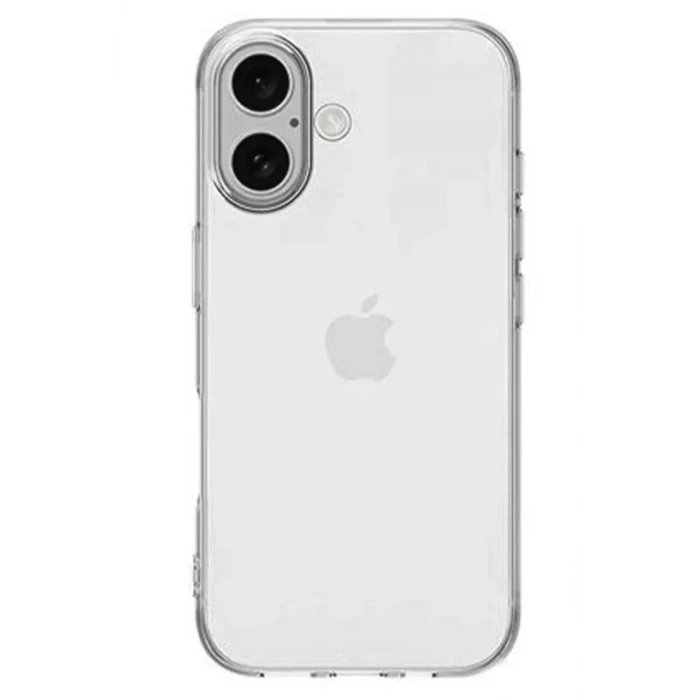Newface Apple iPhone 16 Plus Kılıf Lüx Şeffaf Silikon
