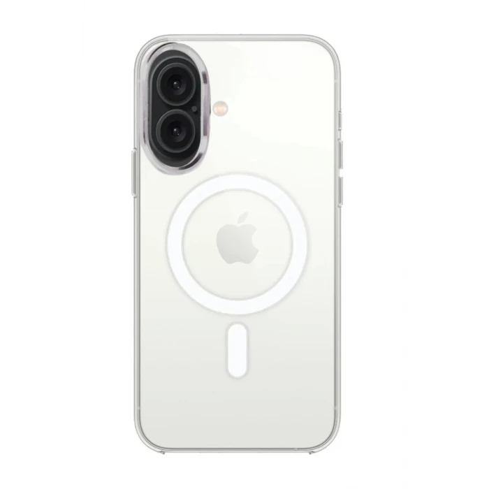 Newface Apple iPhone 16 Plus Kılıf Pc Real Magsafe Kapak - Şeffaf