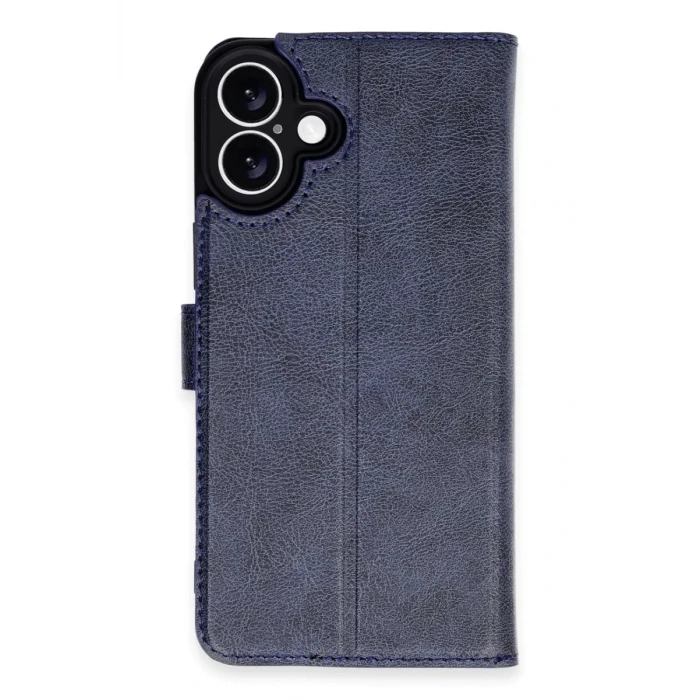 Newface Apple iPhone 16 Plus Kılıf Trend S Plus Kapaklı Kılıf - Lacivert