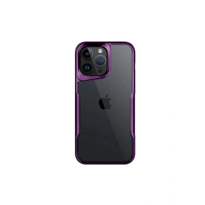 Newface Apple iPhone 16 Pro Kılıf Boyi Silikon Kapak - Derin Mor