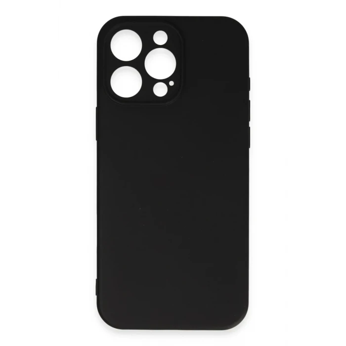 Newface Apple iPhone 16 Pro Kılıf First Silikon - Siyah
