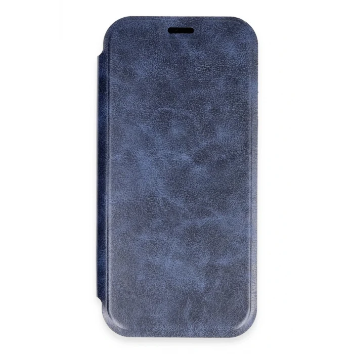 Newface Apple iPhone 16 Pro Kılıf Flip Cover - Lacivert