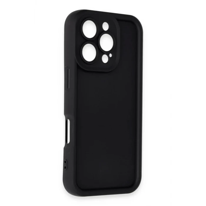 Newface Apple iPhone 16 Pro Kılıf Viera Silikon - Siyah