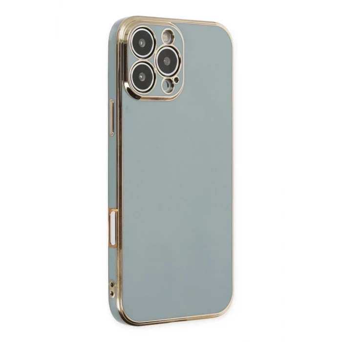Newface Apple iPhone 16 Pro Kılıf Volet Silikon - Açık Yeşil