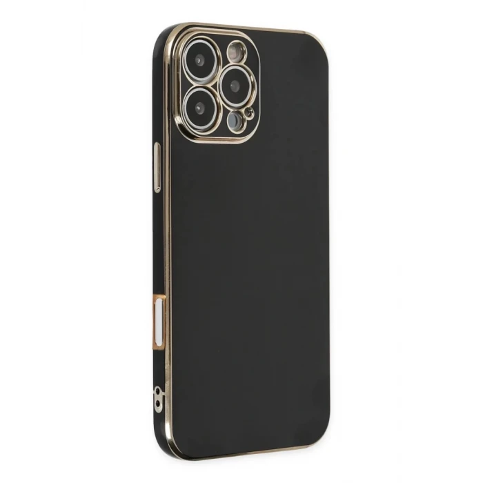 Newface Apple iPhone 16 Pro Kılıf Volet Silikon - Siyah