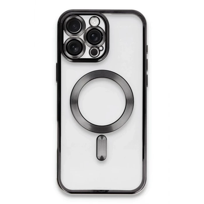 Newface Apple iPhone 16 Pro Max Kılıf Kross Magneticsafe Kapak - Siyah