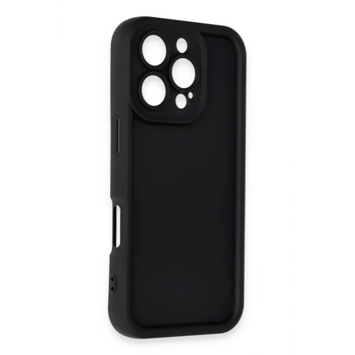 Newface Apple iPhone 16 Pro Max Kılıf Viera Silikon - Siyah