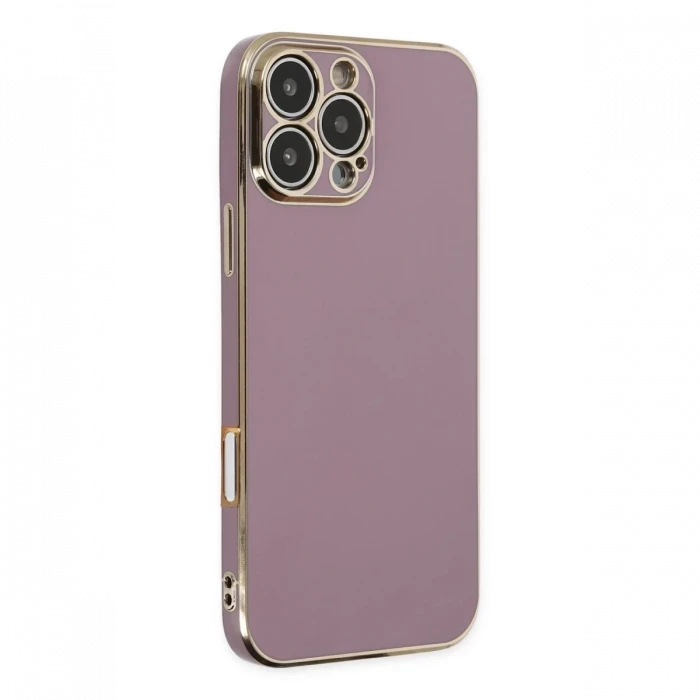 Newface Apple iPhone 16 Pro Max Kılıf Volet Silikon - Mor