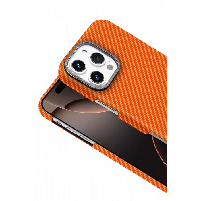 Newface Apple iPhone 16 Pro Max Vega Magsafe Kapak - Sarı