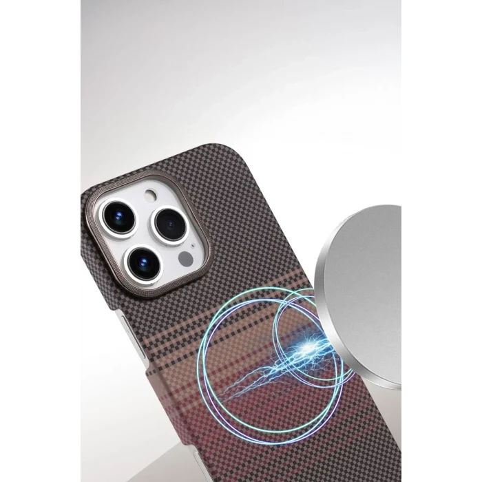 Newface Apple iPhone 16 Pro Vega Magsafe Kapak - Siyah