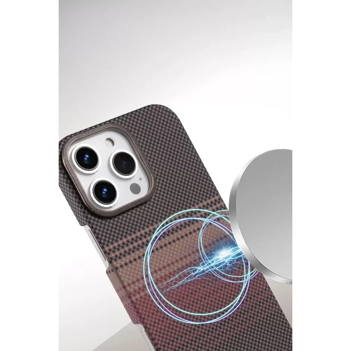 Newface Apple iPhone 16 Pro Vega Magsafe Kapak - Yeşil
