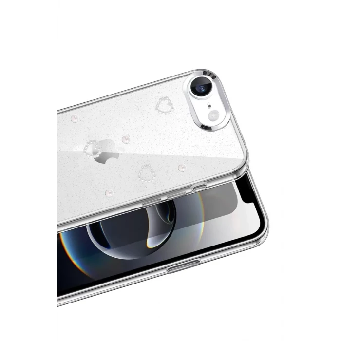 Newface Apple iPhone 16E Fiyonk Desenli Kapak - Desen 10