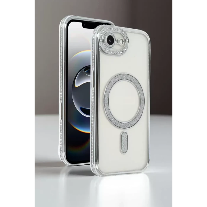 Newface Apple iPhone 16E Joke Simli Magneticsafe Kılıf - Mavi