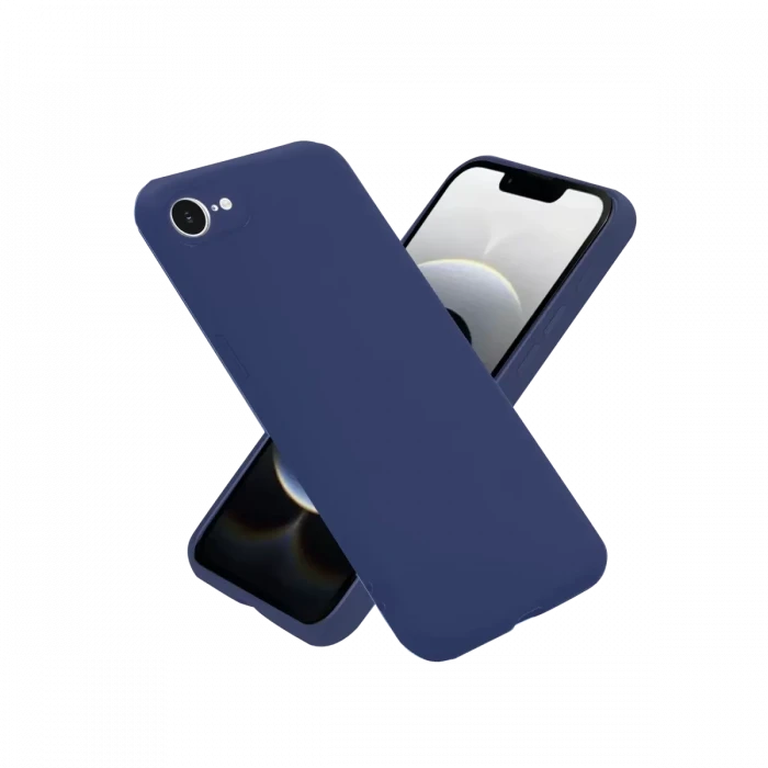 Newface Apple iPhone 16E Kılıf First Silikon - Lacivert