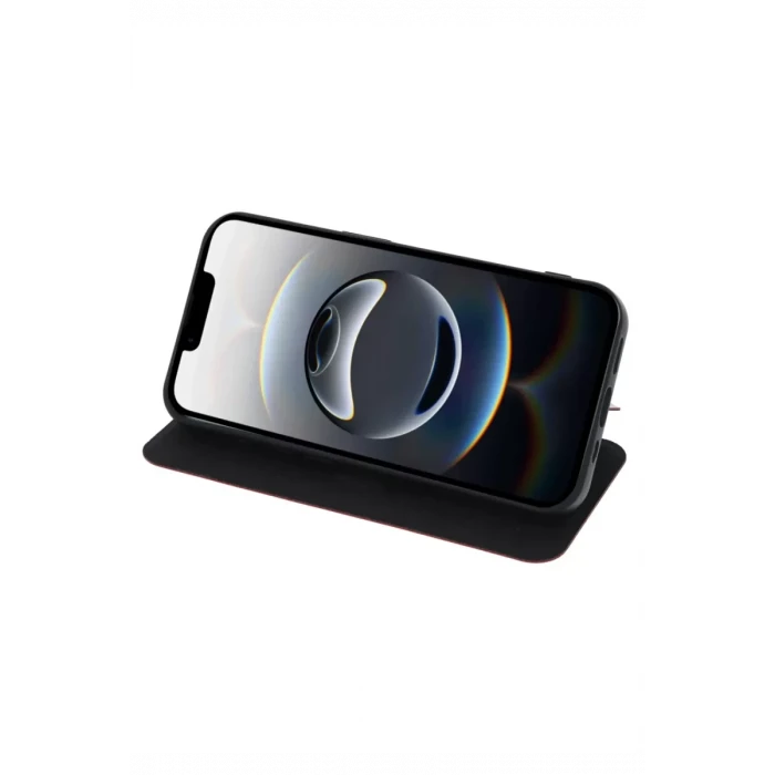 Newface Apple iPhone 16E Kılıf Flip Cover - Kırmızı