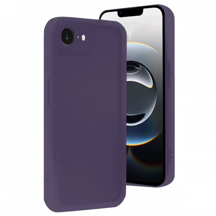 Newface Apple iPhone 16E Kılıf Viera Silikon - Mor