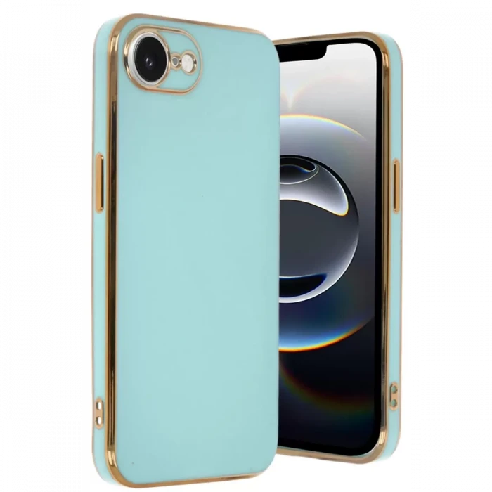Newface Apple iPhone 16E Kılıf Volet Silikon - Açık Yeşil