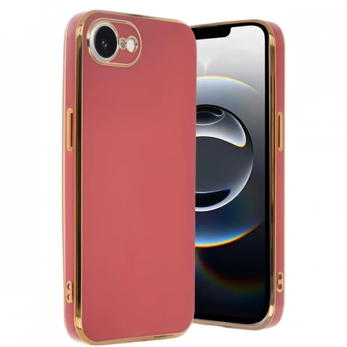 Newface Apple iPhone 16E Kılıf Volet Silikon - Kırmızı