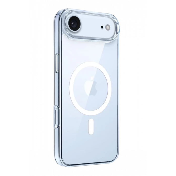 Newface Apple iPhone 17 Air Combo Sert Şeffaf Magsafe Kapak - Şeffaf
