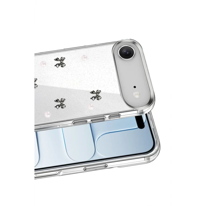 Newface Apple iPhone 17 Air Fiyonk Desenli Kapak - Desen 8