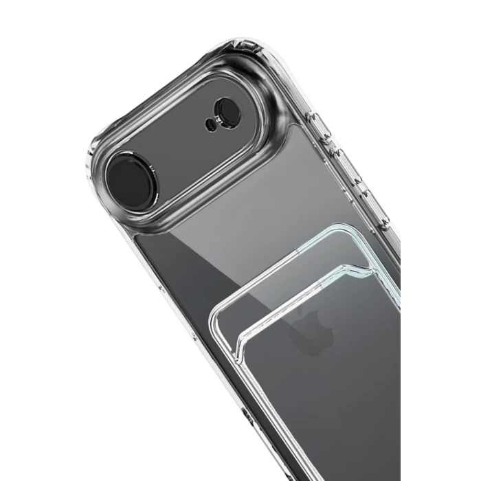 Newface Apple iPhone 17 Air Kart Şeffaf Silikon - Şeffaf