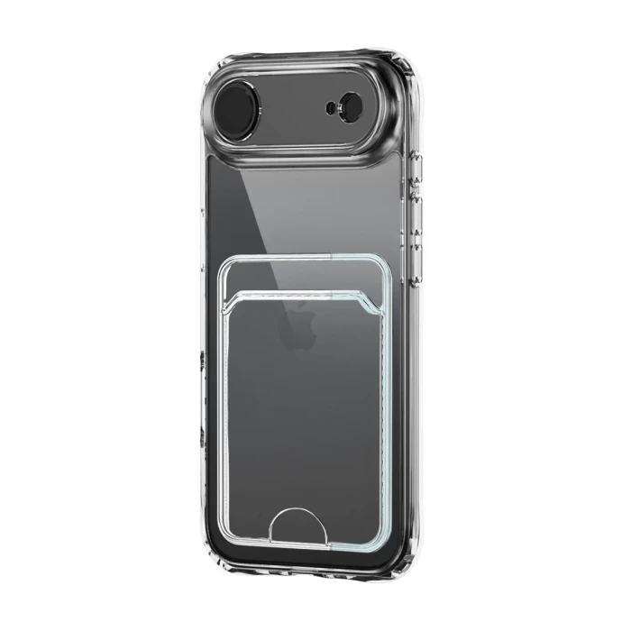 Newface Apple iPhone 17 Air Kart Şeffaf Silikon - Şeffaf
