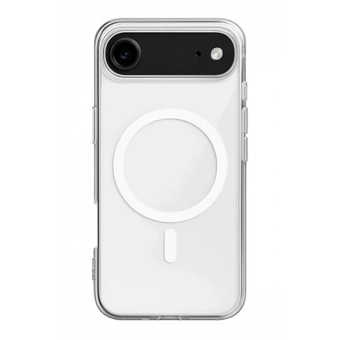 Newface Apple iPhone 17 Air Kılıf Magneticsafe Şeffaf Silikon - Şeffaf