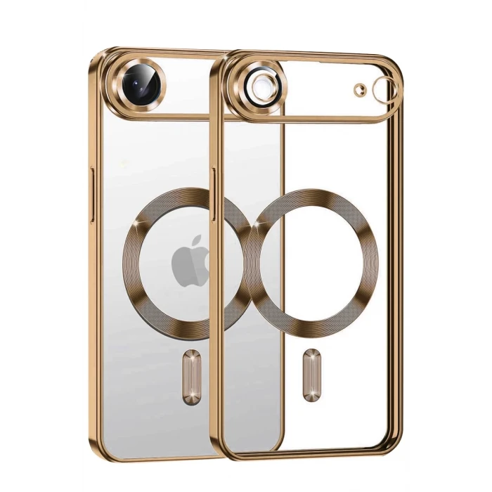 Newface Apple iPhone 17 Air Kross Magneticsafe Kapak - Çöl Titanyum