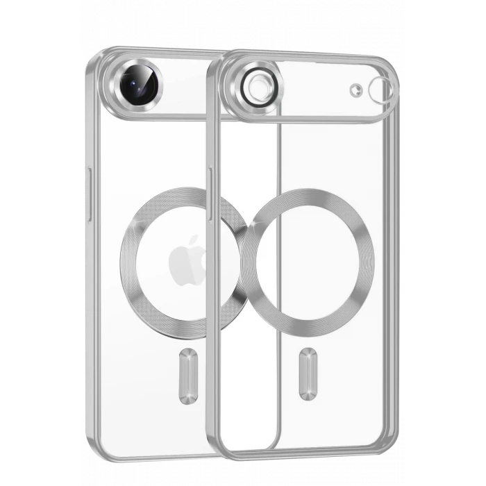 Newface Apple iPhone 17 Air Kross Magneticsafe Kapak - Gümüş