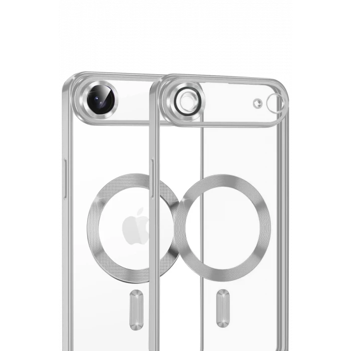 Newface Apple iPhone 17 Air Kross Magneticsafe Kapak - Gümüş