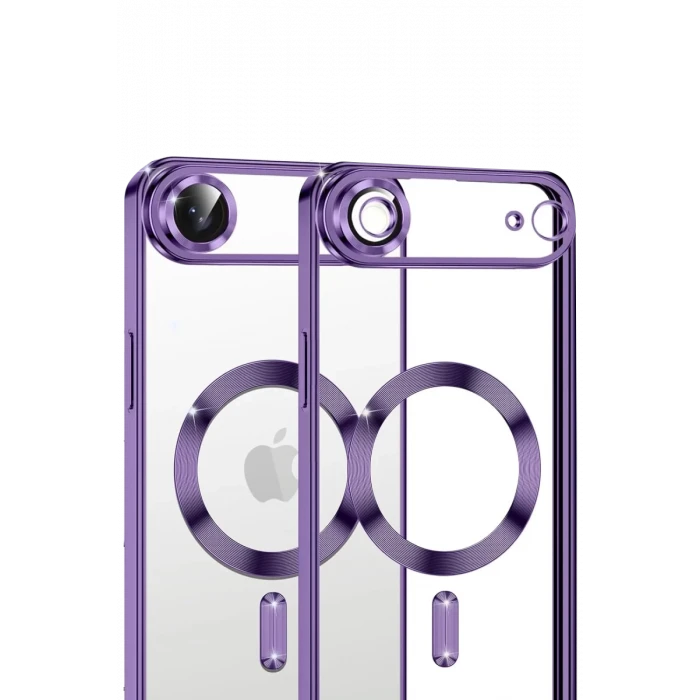 Newface Apple iPhone 17 Air Kross Magneticsafe Kapak - Mor