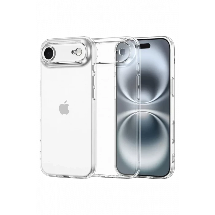 Newface Apple iPhone 17 Air Lüx Şeffaf Silikon - Şeffaf