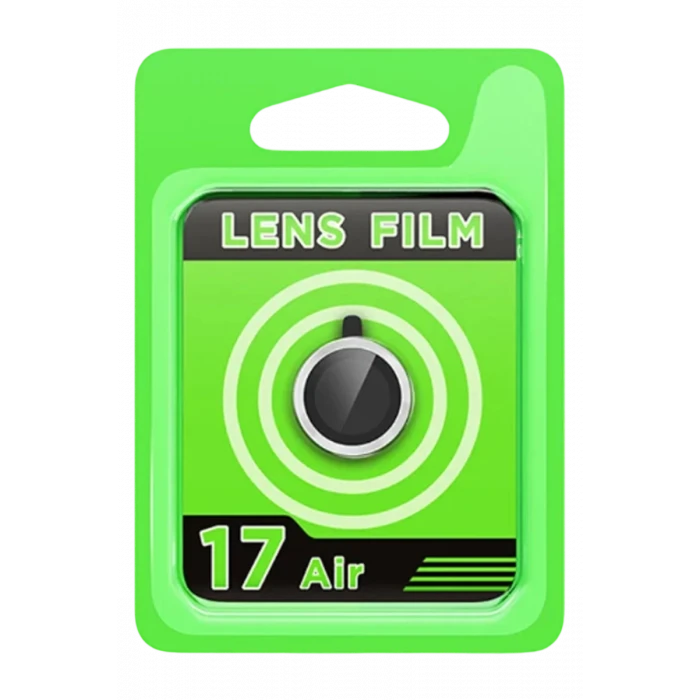 Newface Apple iPhone 17 Air Raze Metal Kamera Lens - Gümüş
