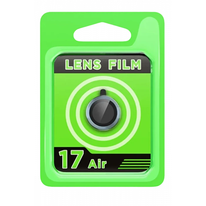 Newface Apple iPhone 17 Air Raze Metal Kamera Lens - Mavi