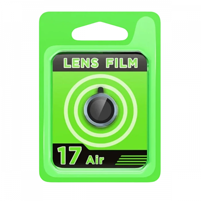 Newface Apple iPhone 17 Air Raze Metal Kamera Lens - Mavi